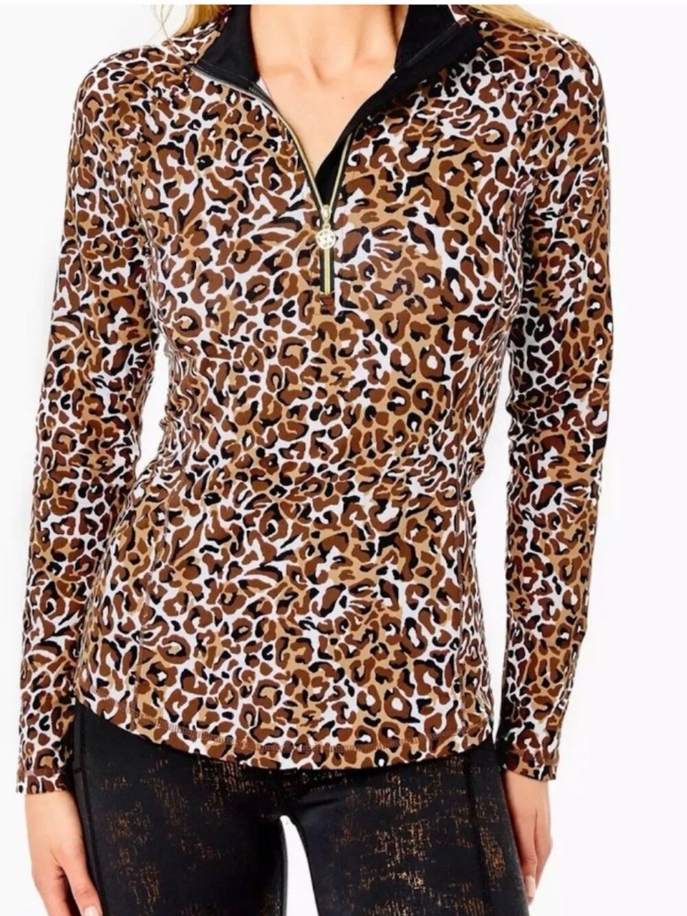 NWT Lilly Pulitzer Justine 1/2 Zip UPF 50+ Pullover  Sz XS